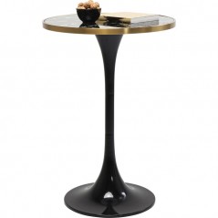 Bar Table San Remo Black Round 100x70cmØ