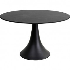 Table Grande Possibilita O, Black Ø110cm
