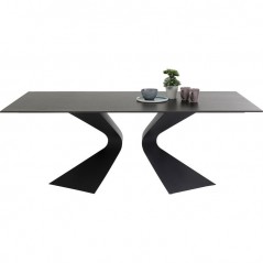 Table Gloria O. Ceramic Black 180x90cm
