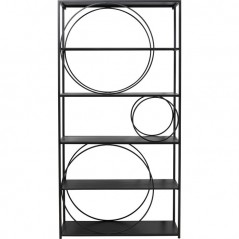 Shelf Circle Black 100x200cm