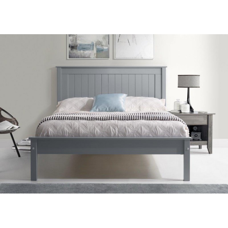 LL Taurus Grey with Low Footboard 5ft Bed Frame