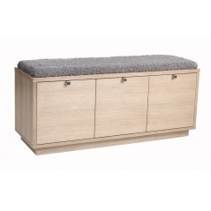 RO Confe Bench 3 Drawers White Pigmented/Ash
