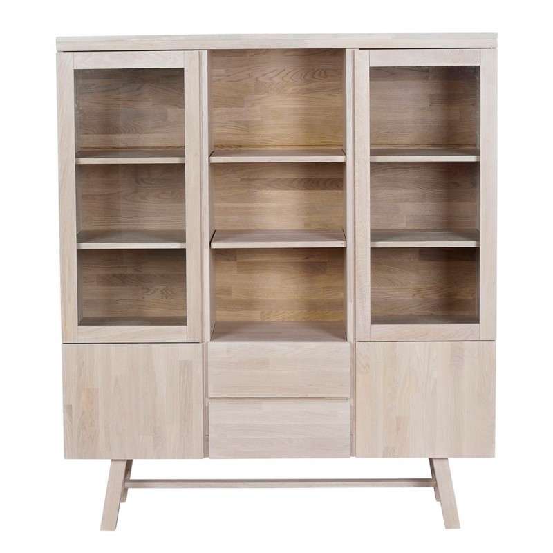 RO Brookl Display Cabinet White Pigmented
