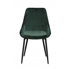 RO Sier Dining Chair Green Velvet