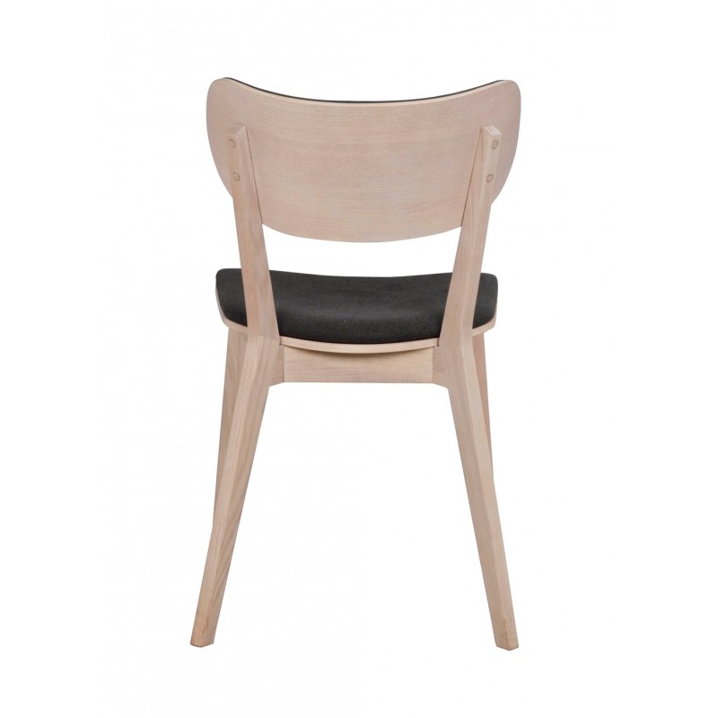 RO Kato Chair Whitewash/Dark Grey