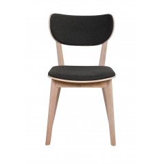 RO Kato Chair Whitewash/Dark Grey