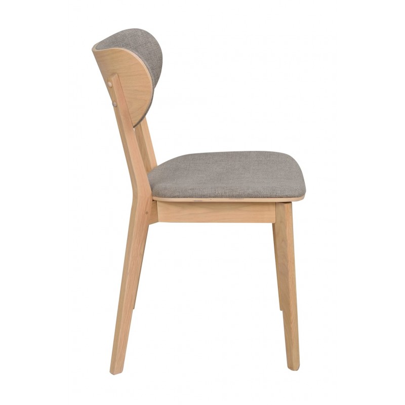 RO Kato Chair Whitewash/Light Grey