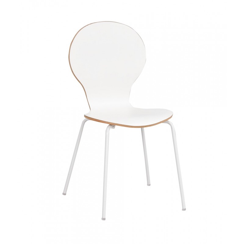 RO Fusio Dining Chair White/White