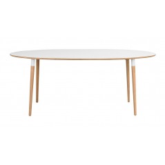 RO Fusio Dining Table Oval Oak