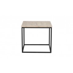 RO Gord Side Table White Pigmented