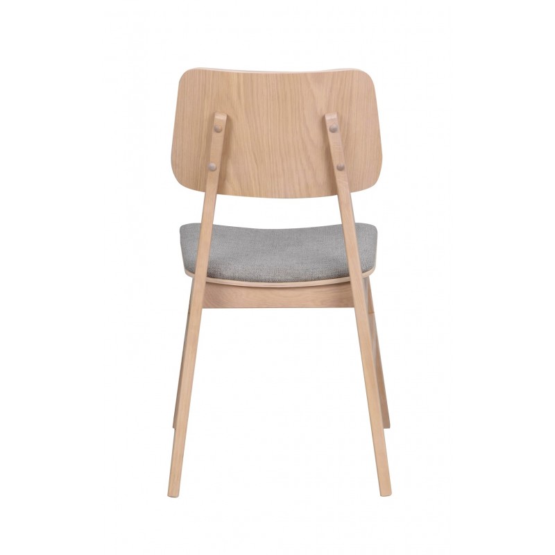 RO Nagano Chair Whitewash/Light Grey