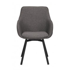 RO Alison Arm Chair Grey/Black