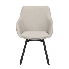 RO Alison Arm Chair Beige/Black