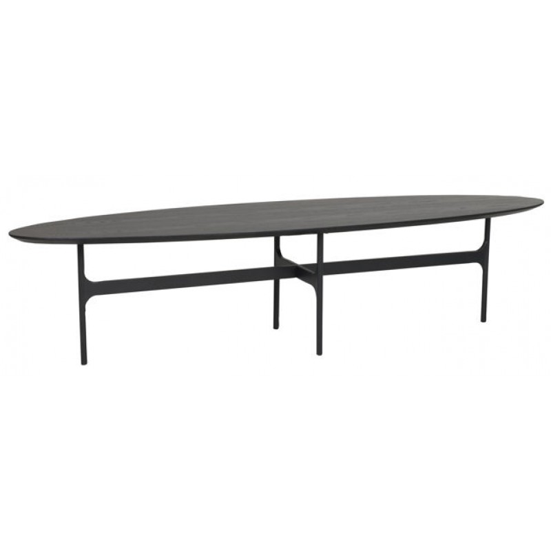 RO Colton Coffee Table Oval Black