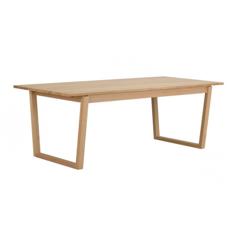 RO Colonsay Extending Dining Table Oak