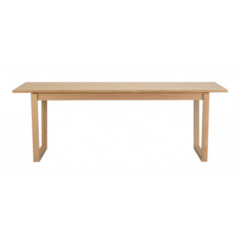 RO Colonsay Extending Dining Table Oak