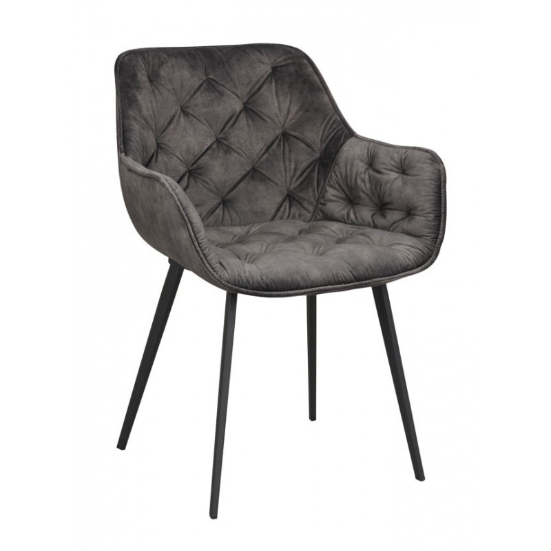 RO Gilroy Arm Chair Grey/Black