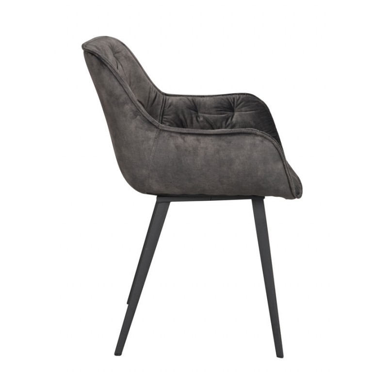 RO Gilroy Arm Chair Grey/Black