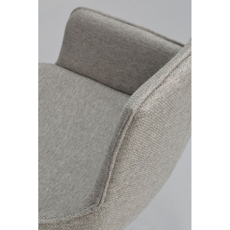 RO Lowell Fixed Arm Chair Grey/Black