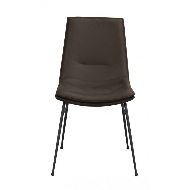 RO Lowell Fixed Chair Brown/Black