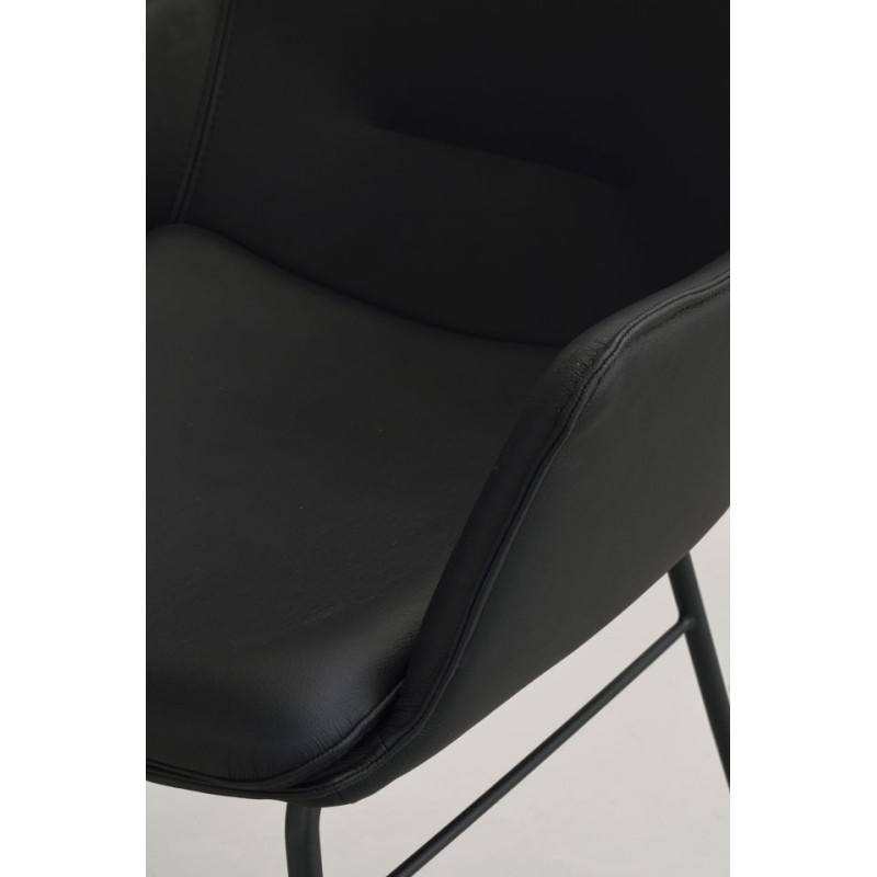 RO Lowell Fixed Arm Chair Black/Black