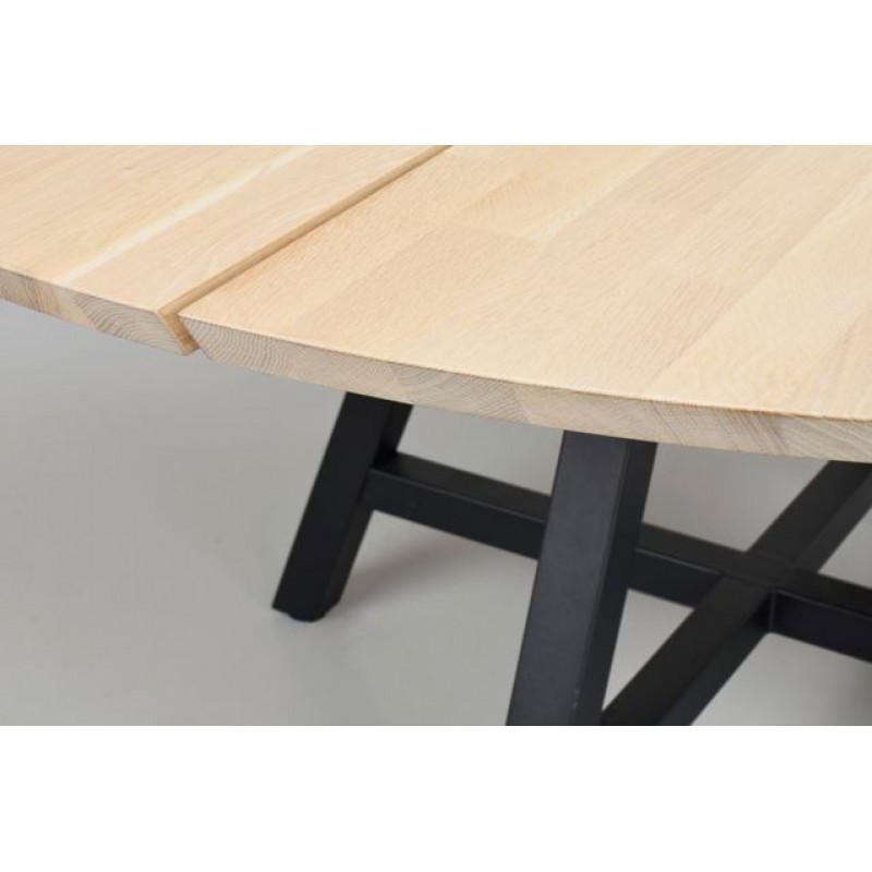 RO Carradale Dining Table A Whitewash/Black