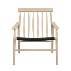 RO Canwood Lounge Chair Whitewash/Black