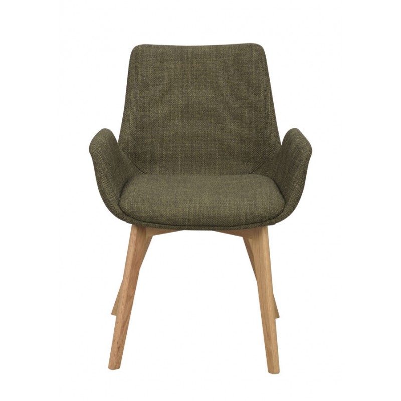 RO Drimsdale Arm Chair Green/Oak