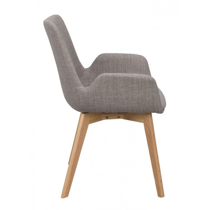RO Drimsdale Arm Chair Grey/Oak