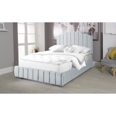 Oced Velvet Silver 6ft Bed