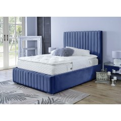 Yllas Velvet Blue 6ft Bed