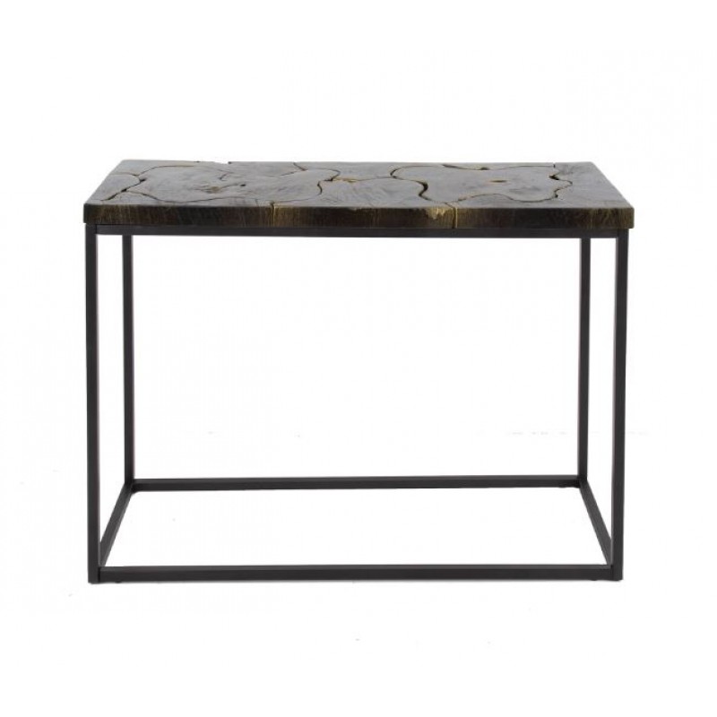 ZI Kimber Console Table Black Gold