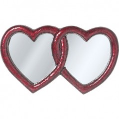 Mirror Mosaik Double Heart 100x165cm