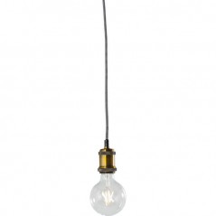 Wire Bulb Socket Minimalist Brass