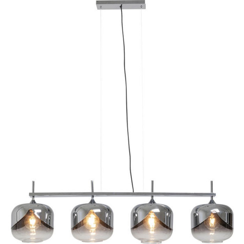 Hanging Lamp Chrome Goblet Quattro Ø25cm