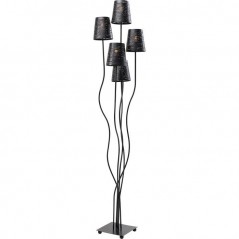 Floor Lamp Flexible Black Cinque