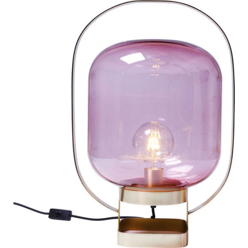Table Lamp Jupiter Pink-Brass