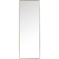 Mirror Curve Rectangular Brass 70x200cm