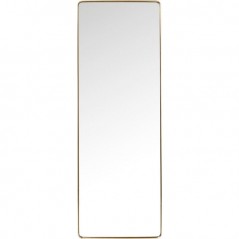 Mirror Curve Rectangular Brass 200x70cm