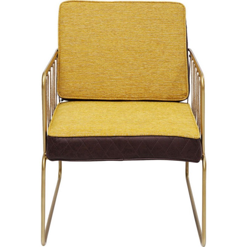 Arm Chair String Yellow