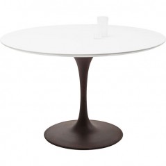 Table Invitation Set White Rusty Ø120cm