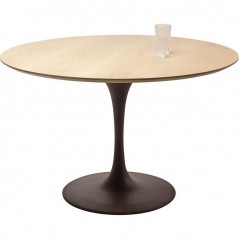 Table Invitation Set Oak Black Ø120cm