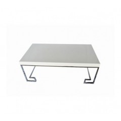 Allure Coffee Table Cubic Rectangular Silver