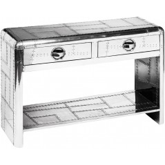 Aviator Console Table 2 Drawers 