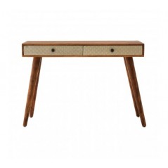 Boho Console Table Cylindrical Natural