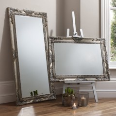 Hampshire Leaner Mirror Silver W840 x D35 x H1700mm