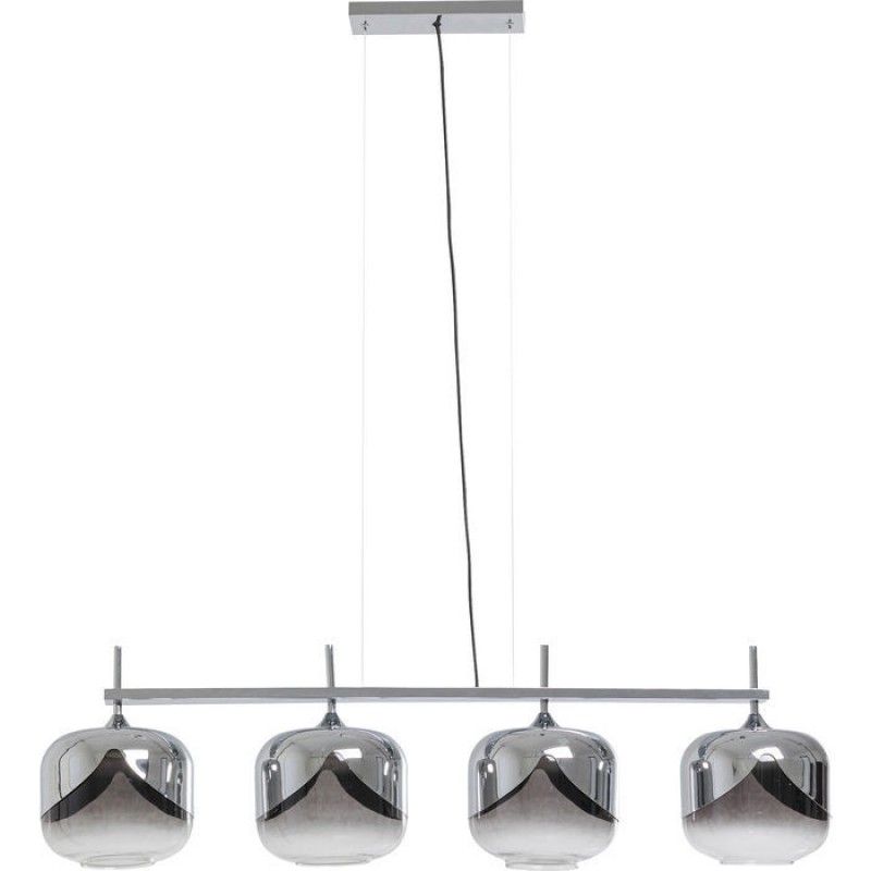 Hanging Lamp Chrome Goblet Quattro Ø25cm