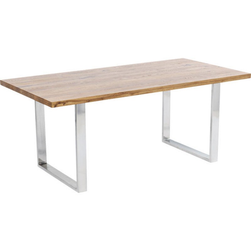 Table Jackie Oak Chrome 180x90