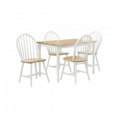 Vermont Dining Set 5Pc Natural