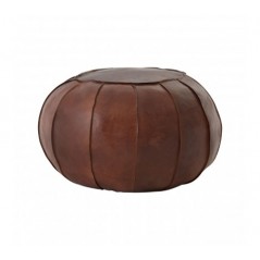 Torres Oval Pouffe Brown